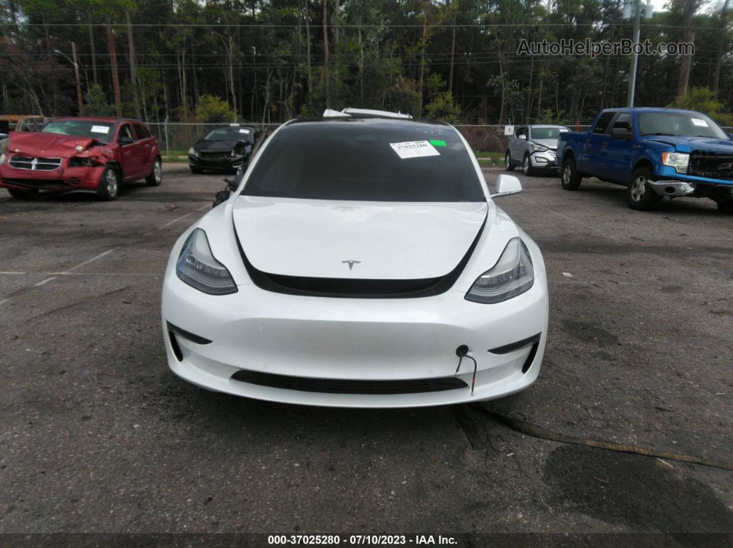 2019 Tesla Model 3 Mid Range/standard Range/standard Range Plus/long Range White vin: 5YJ3E1EA9KF466505