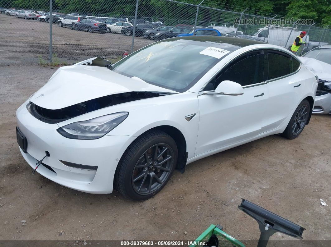 2019 Tesla Model 3 Long Range/mid Range/standard Range/standard Range Plus White vin: 5YJ3E1EA9KF483630