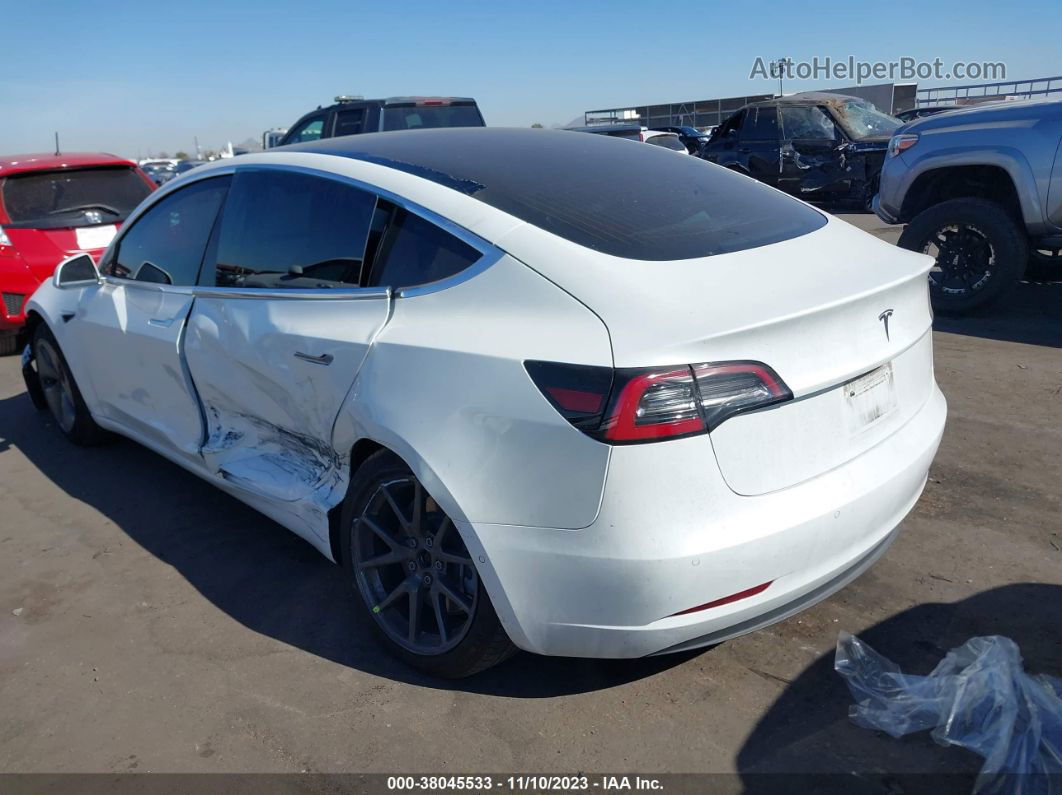 2019 Tesla Model 3 Mid Range/standard Range/standard Range Plus/long Range White vin: 5YJ3E1EA9KF484048