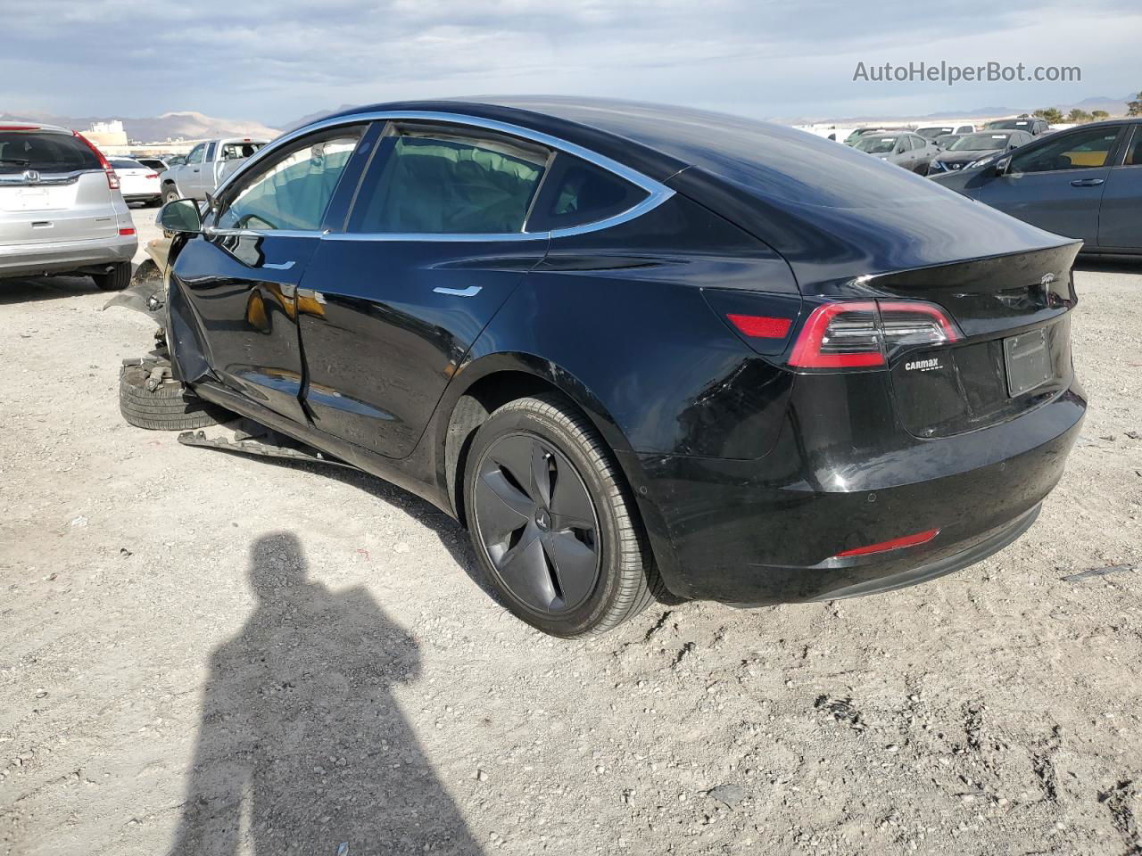 2019 Tesla Model 3  Черный vin: 5YJ3E1EA9KF484521