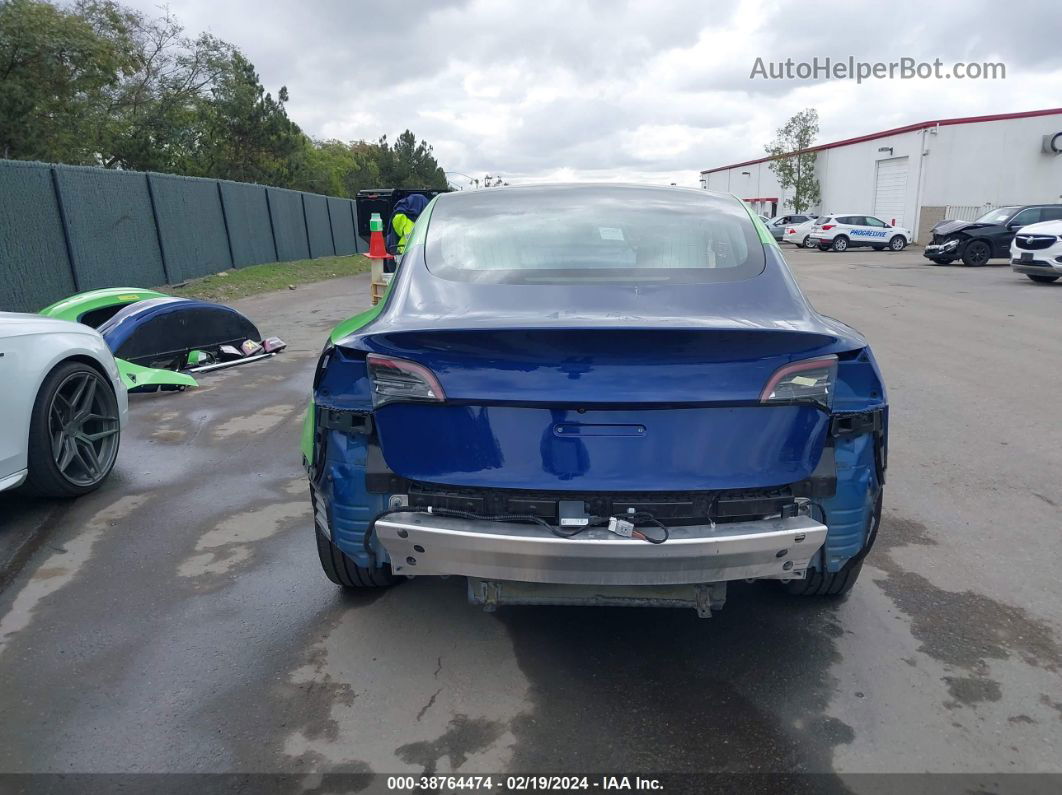 2019 Tesla Model 3 Long Range/mid Range/standard Range/standard Range Plus Blue vin: 5YJ3E1EA9KF486771