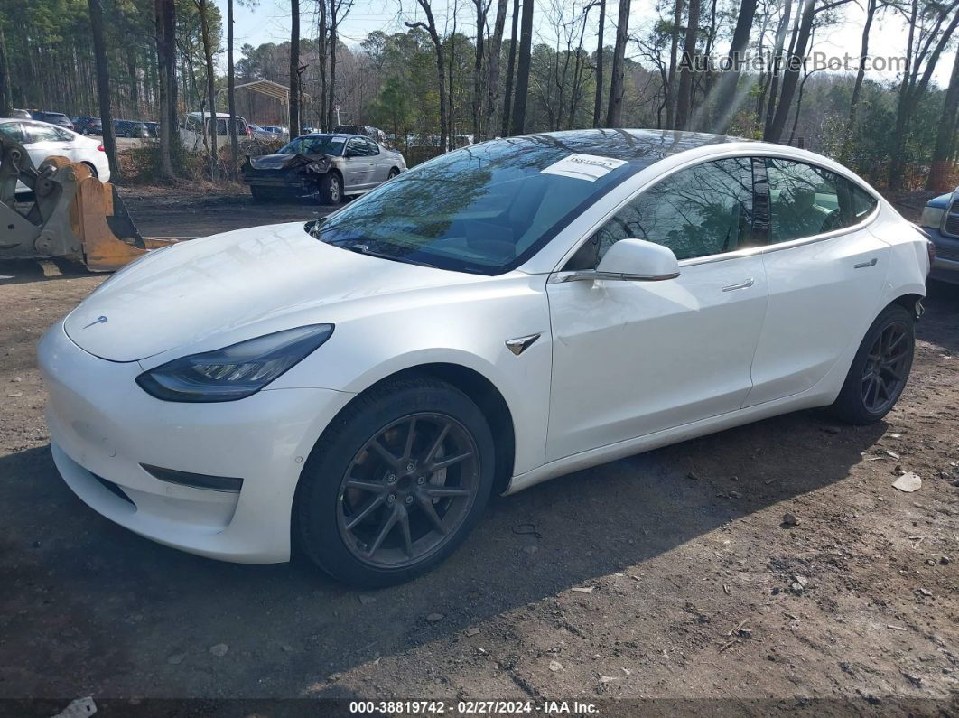 2019 Tesla Model 3 Long Range/mid Range/standard Range/standard Range Plus White vin: 5YJ3E1EA9KF509093