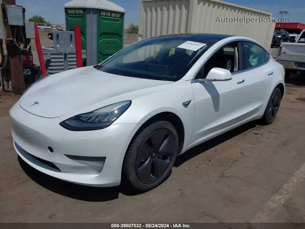 2020 Tesla Model 3 Standard Range Plus Rear-wheel Drive/standard Range Rear-wheel Drive Белый vin: 5YJ3E1EA9LF597564