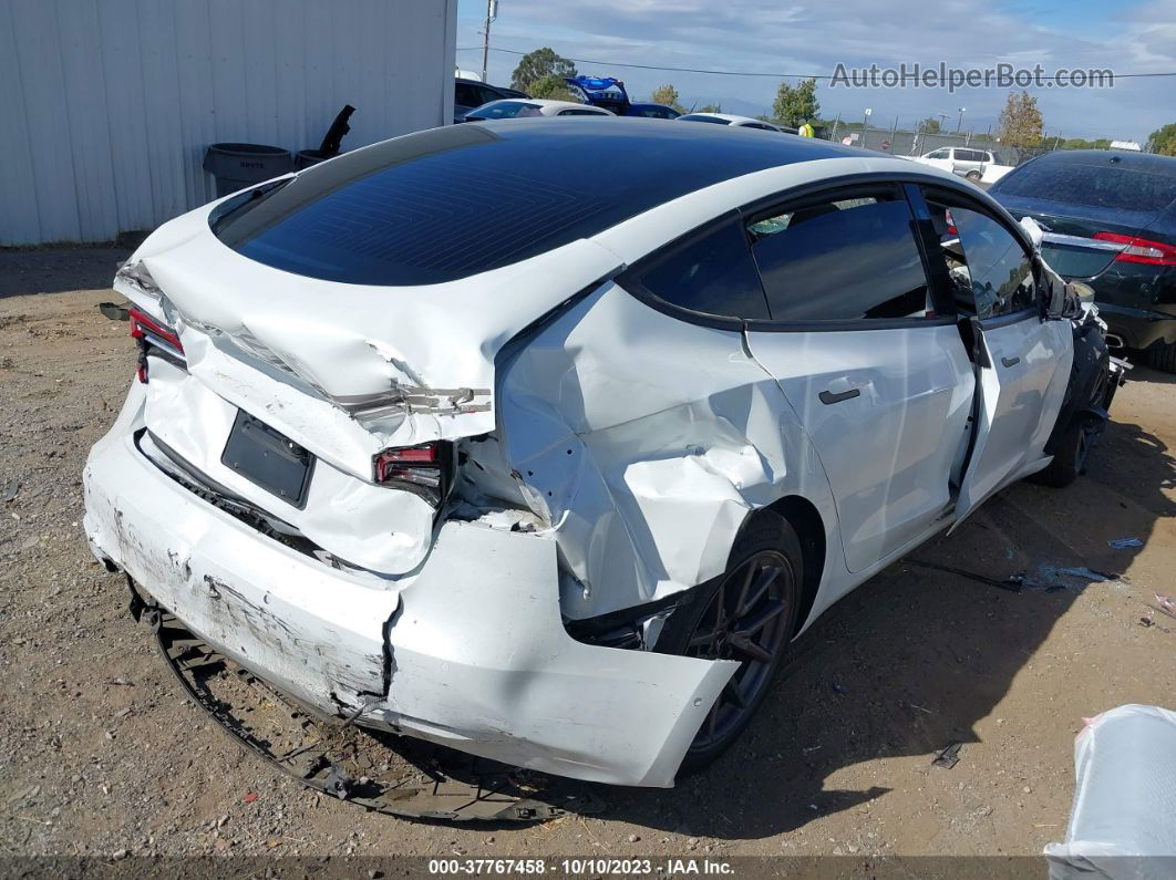 2020 Tesla Model 3 Standard Range Plus Rear-wheel Drive/standard Range Rear-wheel Drive White vin: 5YJ3E1EA9LF615447