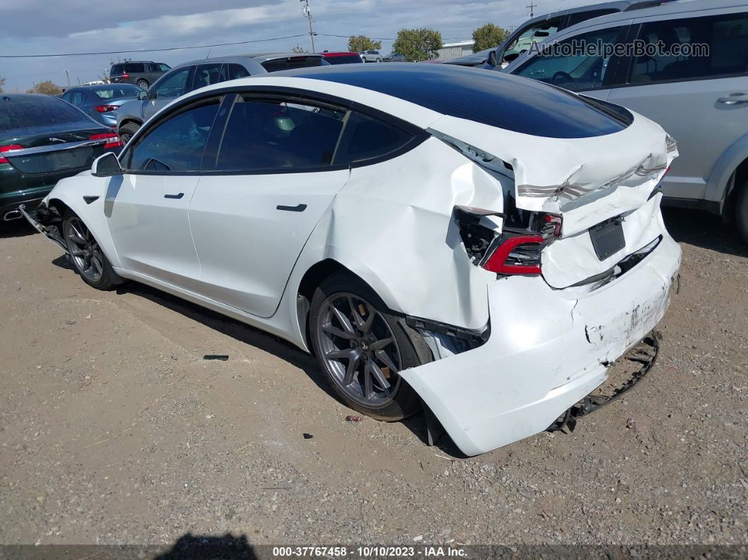 2020 Tesla Model 3 Standard Range Plus Rear-wheel Drive/standard Range Rear-wheel Drive White vin: 5YJ3E1EA9LF615447