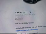 2020 Tesla Model 3 Standard Range Plus Rear-wheel Drive/standard Range Rear-wheel Drive Gray vin: 5YJ3E1EA9LF630322