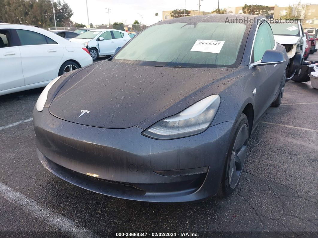 2020 Tesla Model 3 Standard Range Plus Rear-wheel Drive/standard Range Rear-wheel Drive Gray vin: 5YJ3E1EA9LF630322