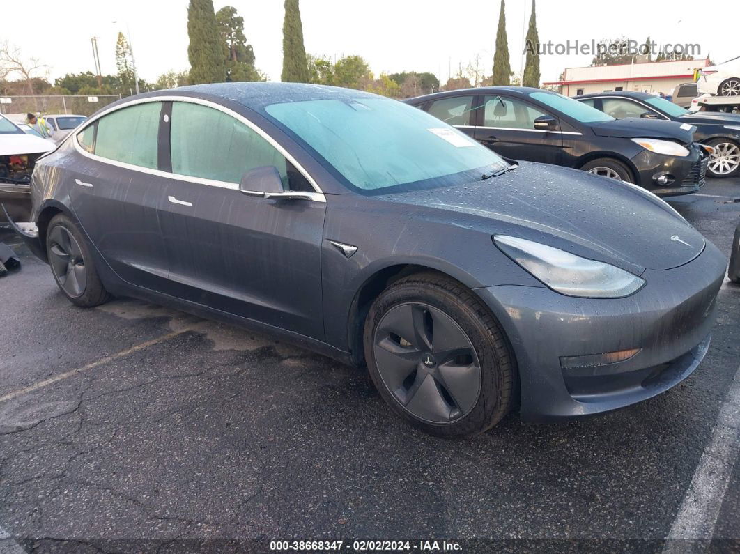 2020 Tesla Model 3 Standard Range Plus Rear-wheel Drive/standard Range Rear-wheel Drive Gray vin: 5YJ3E1EA9LF630322