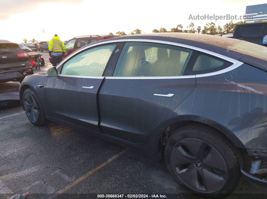 2020 Tesla Model 3 Standard Range Plus Rear-wheel Drive/standard Range Rear-wheel Drive Gray vin: 5YJ3E1EA9LF630322