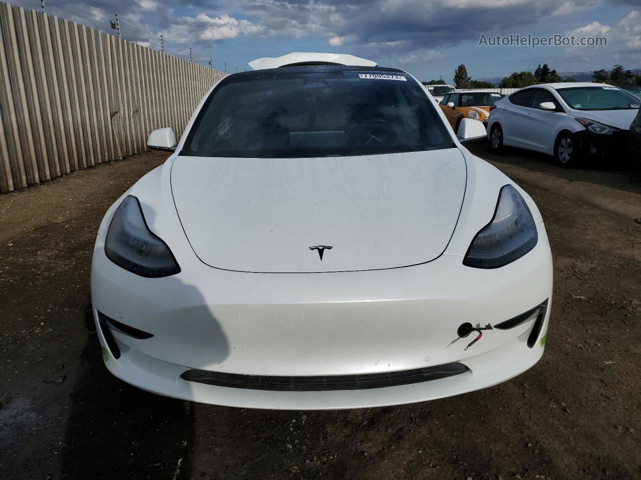 2020 Tesla Model 3  Белый vin: 5YJ3E1EA9LF632278