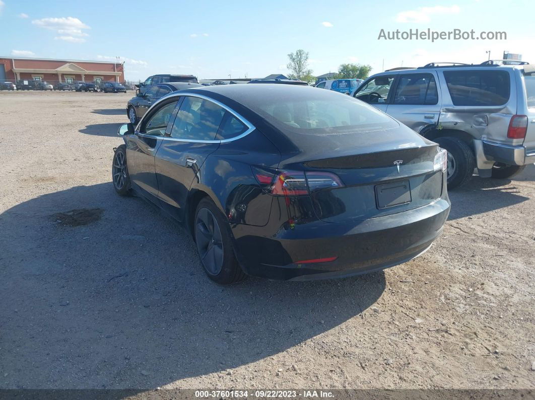 2020 Tesla Model 3 Standard Range Black vin: 5YJ3E1EA9LF643880