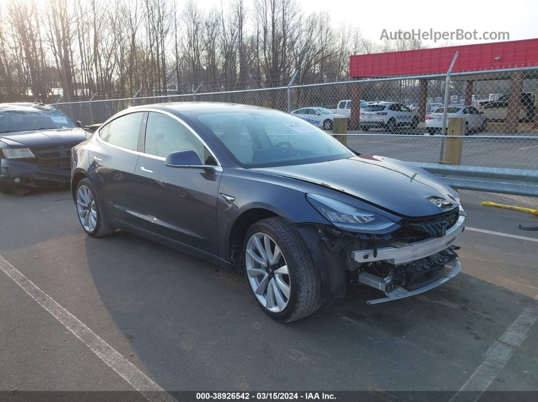 2020 Tesla Model 3 Standard Range Plus Rear-wheel Drive/standard Range Rear-wheel Drive Gray vin: 5YJ3E1EA9LF645919