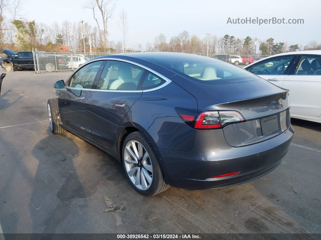 2020 Tesla Model 3 Standard Range Plus Rear-wheel Drive/standard Range Rear-wheel Drive Gray vin: 5YJ3E1EA9LF645919