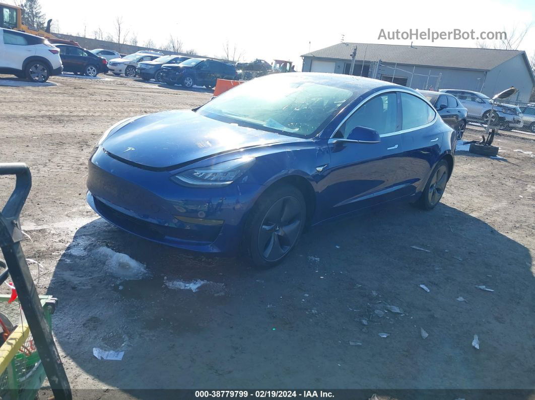 2020 Tesla Model 3 Standard Range Plus Rear-wheel Drive/standard Range Rear-wheel Drive Blue vin: 5YJ3E1EA9LF658573