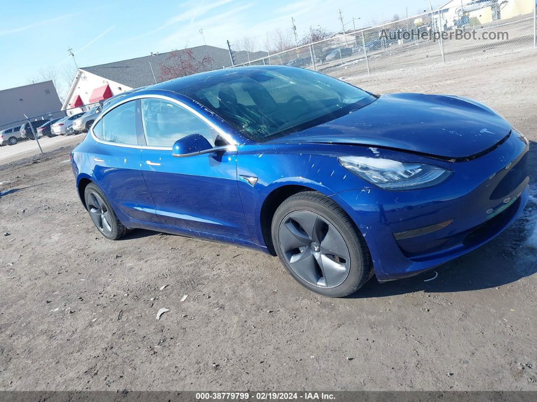 2020 Tesla Model 3 Standard Range Plus Rear-wheel Drive/standard Range Rear-wheel Drive Синий vin: 5YJ3E1EA9LF658573