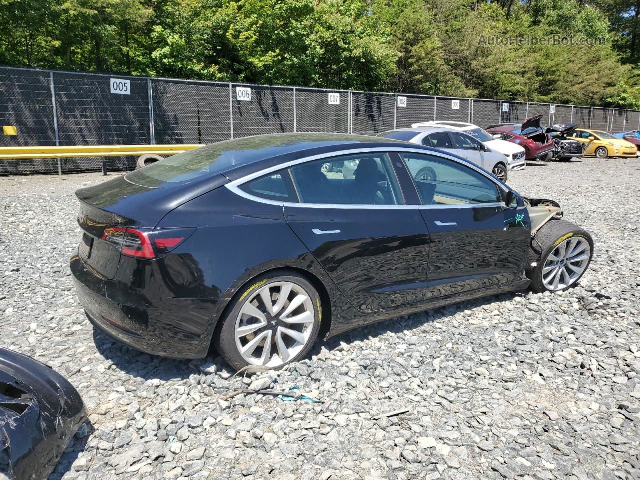 2020 Tesla Model 3  Black vin: 5YJ3E1EA9LF660761