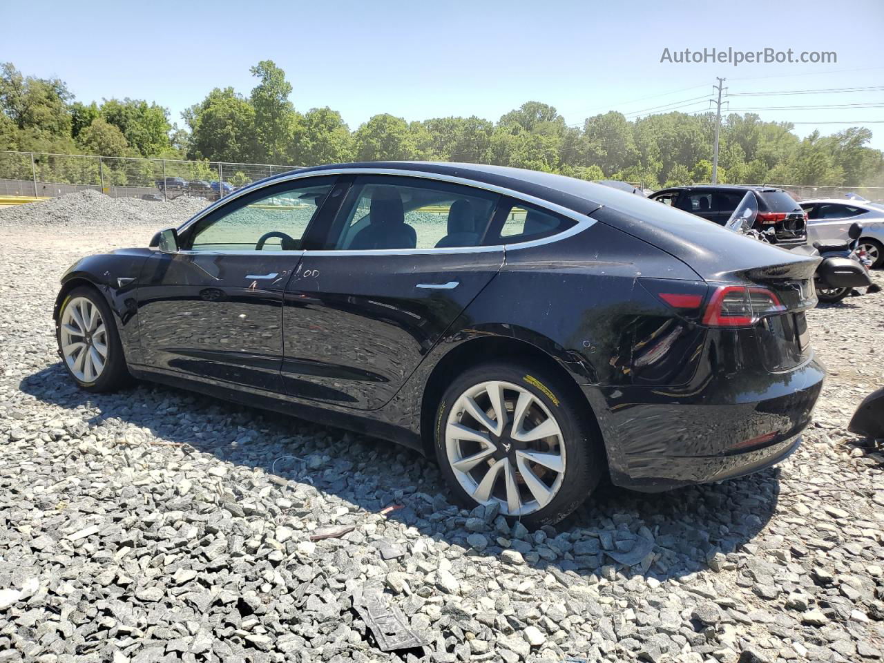 2020 Tesla Model 3  Black vin: 5YJ3E1EA9LF660761