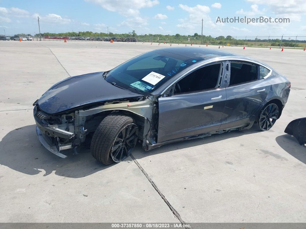 2020 Tesla Model 3 Standard Range Gray vin: 5YJ3E1EA9LF661232