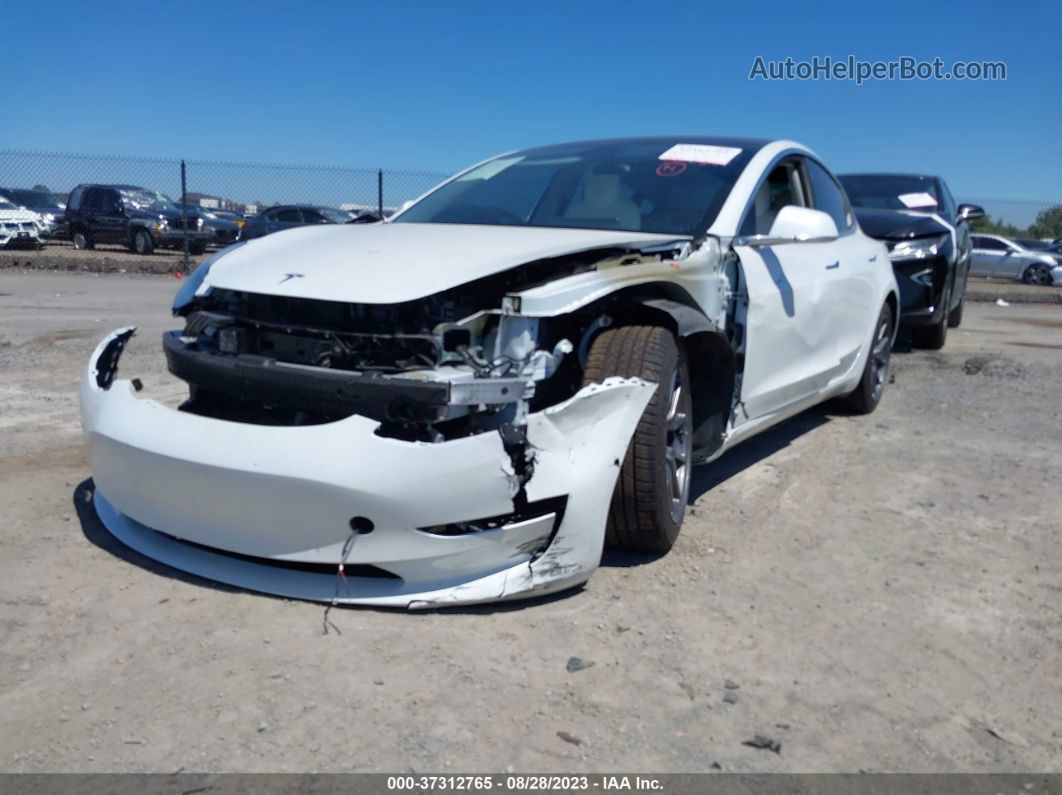 2020 Tesla Model 3 Standard Range White vin: 5YJ3E1EA9LF717993