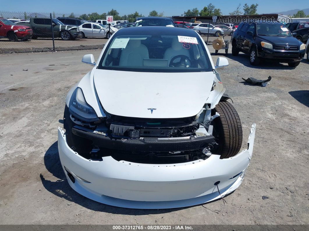 2020 Tesla Model 3 Standard Range White vin: 5YJ3E1EA9LF717993