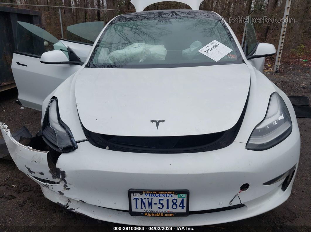 2020 Tesla Model 3 Standard Range Plus Rear-wheel Drive/standard Range Rear-wheel Drive White vin: 5YJ3E1EA9LF737354