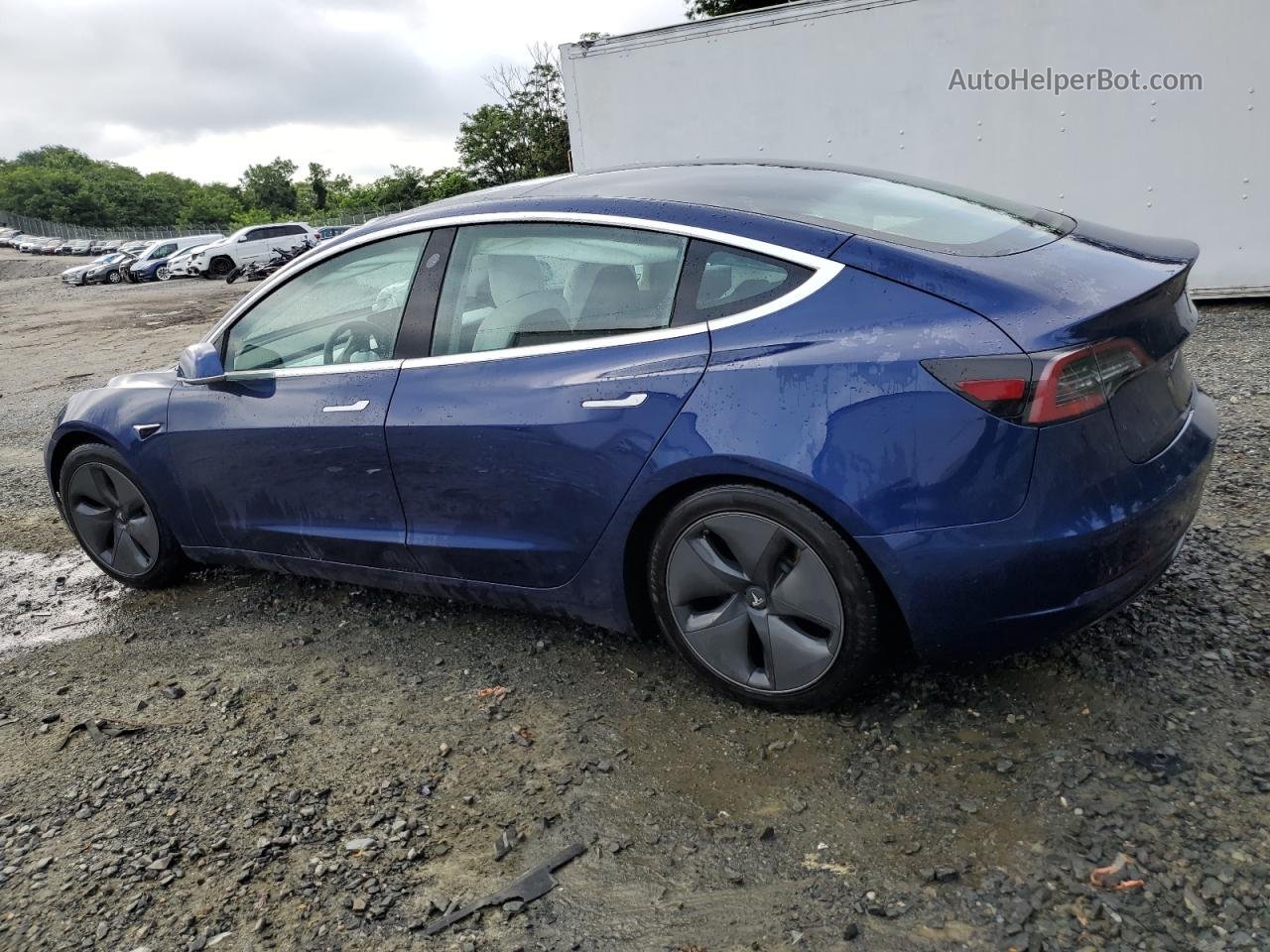 2020 Tesla Model 3  Синий vin: 5YJ3E1EA9LF797716
