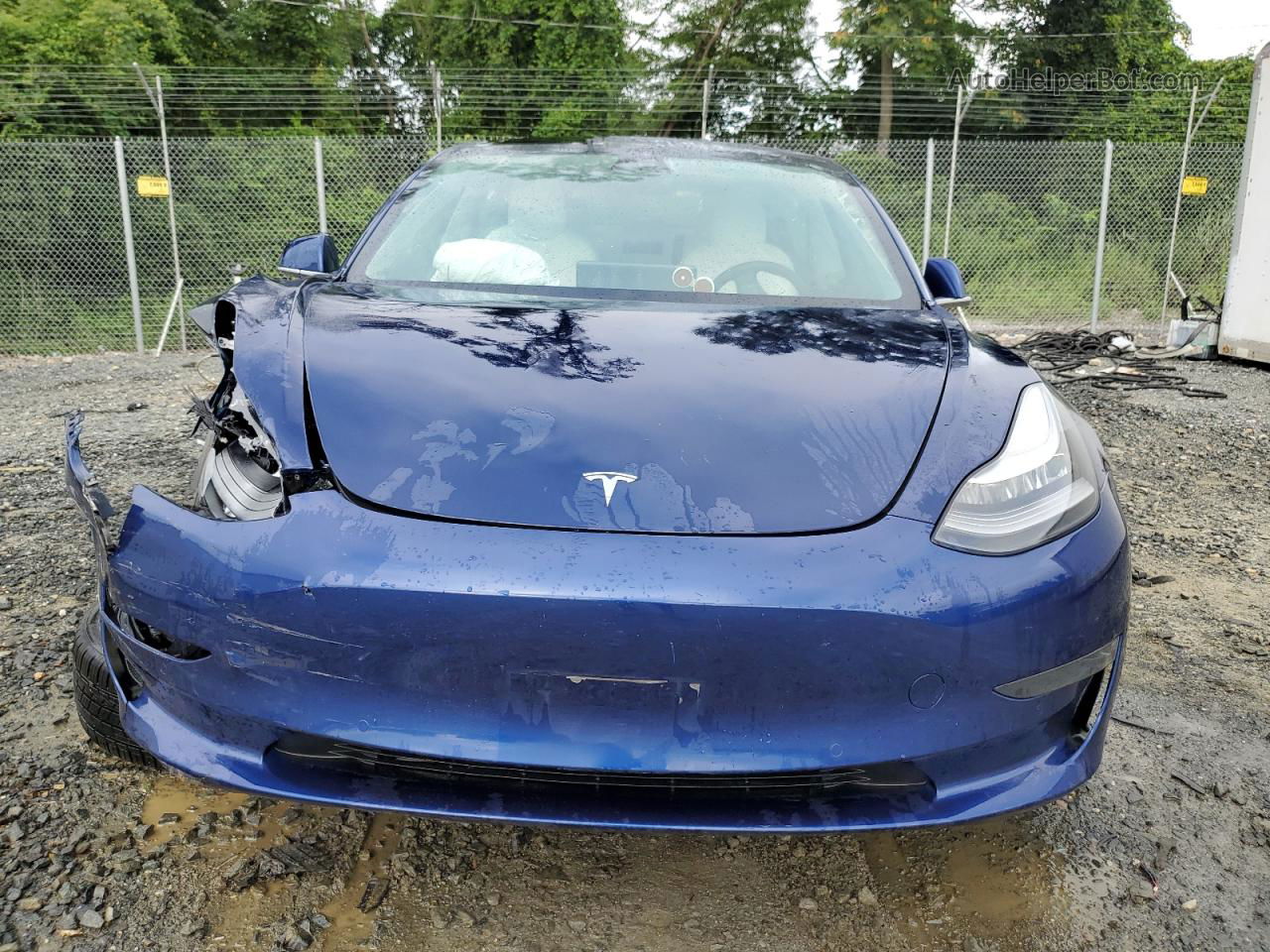 2020 Tesla Model 3  Синий vin: 5YJ3E1EA9LF797716