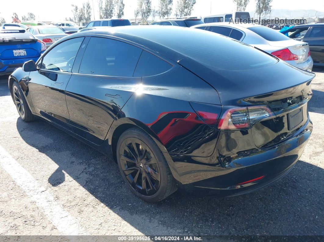 2021 Tesla Model 3 Standard Range Plus Rear-wheel Drive Черный vin: 5YJ3E1EA9MF017988