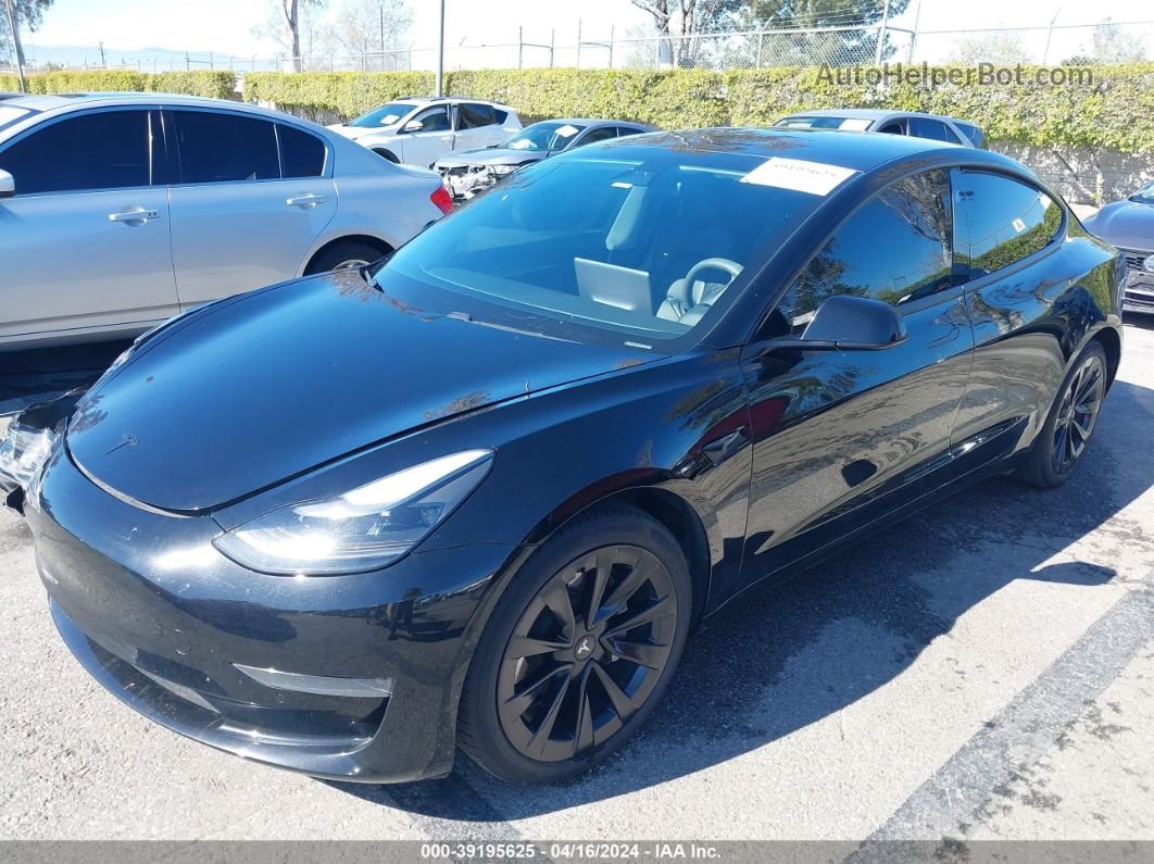 2021 Tesla Model 3 Standard Range Plus Rear-wheel Drive Черный vin: 5YJ3E1EA9MF017988