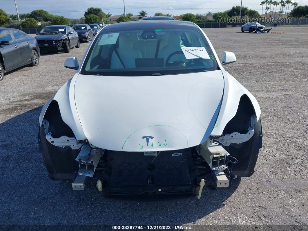 2021 Tesla Model 3 Standard Range Plus Rear-wheel Drive White vin: 5YJ3E1EA9MF018476