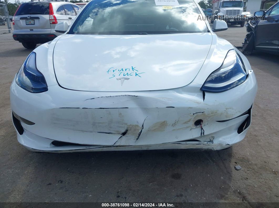 2021 Tesla Model 3 Standard Range Plus Rear-wheel Drive Белый vin: 5YJ3E1EA9MF057715