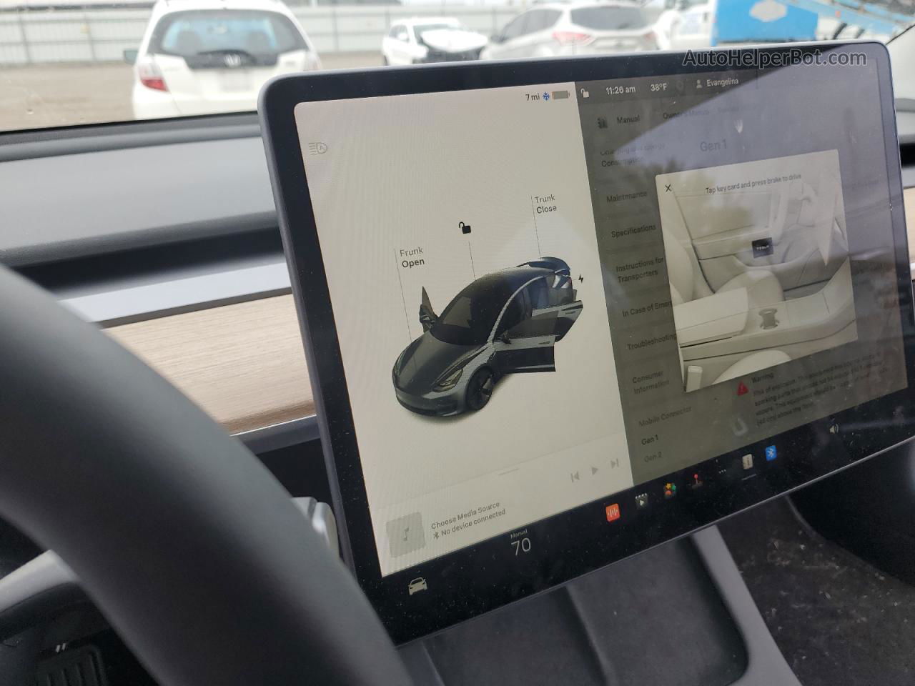 2021 Tesla Model 3  Blue vin: 5YJ3E1EA9MF084686