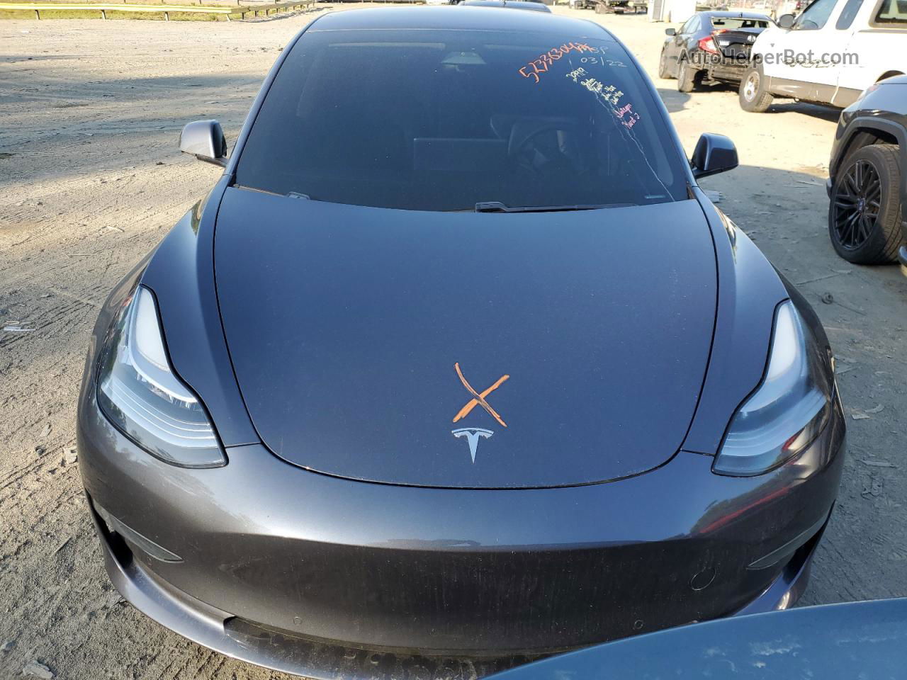 2021 Tesla Model 3  Gray vin: 5YJ3E1EA9MF850268