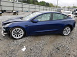 2021 Tesla Model 3  Blue vin: 5YJ3E1EA9MF853848