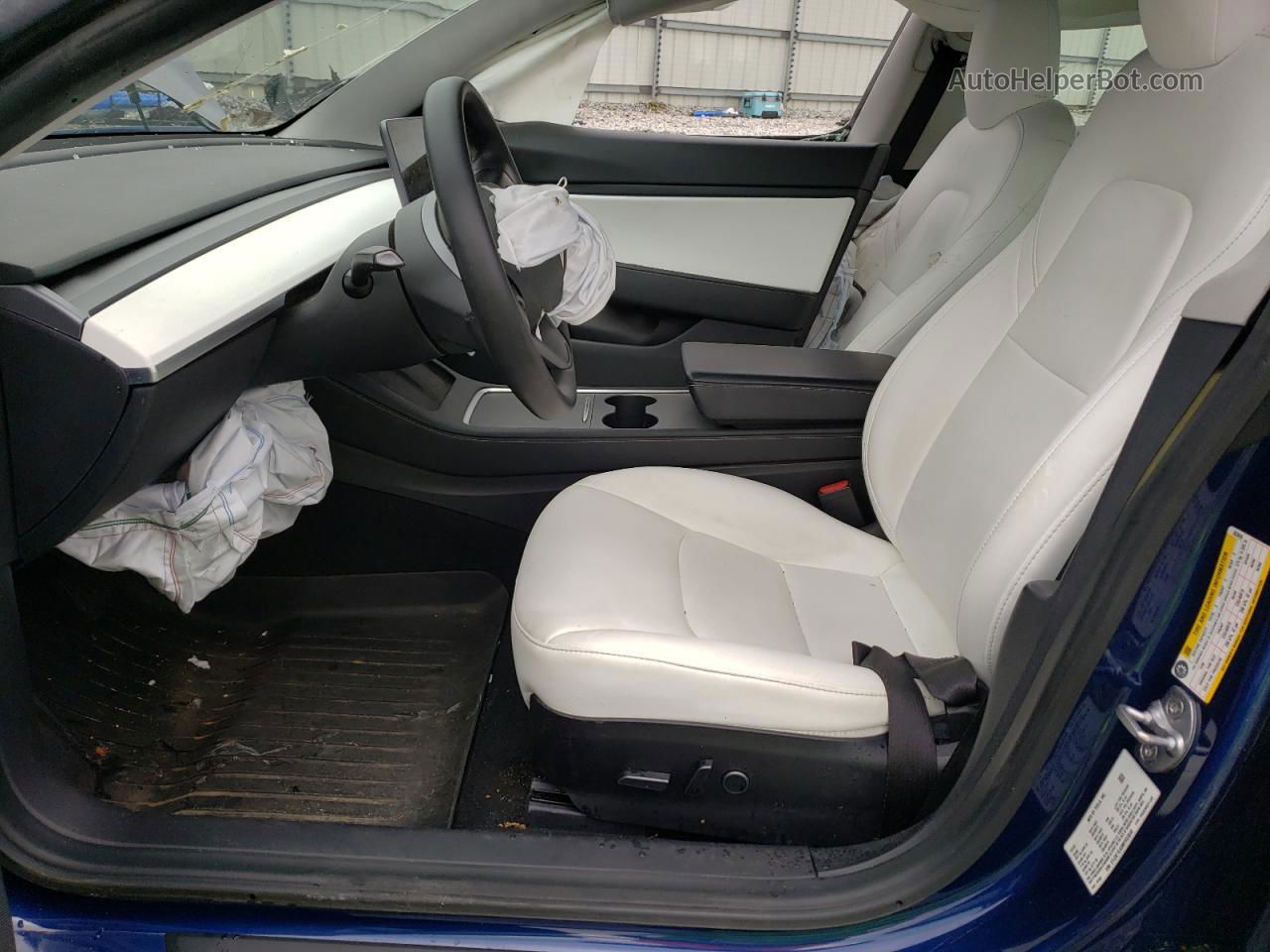 2021 Tesla Model 3  Blue vin: 5YJ3E1EA9MF853848