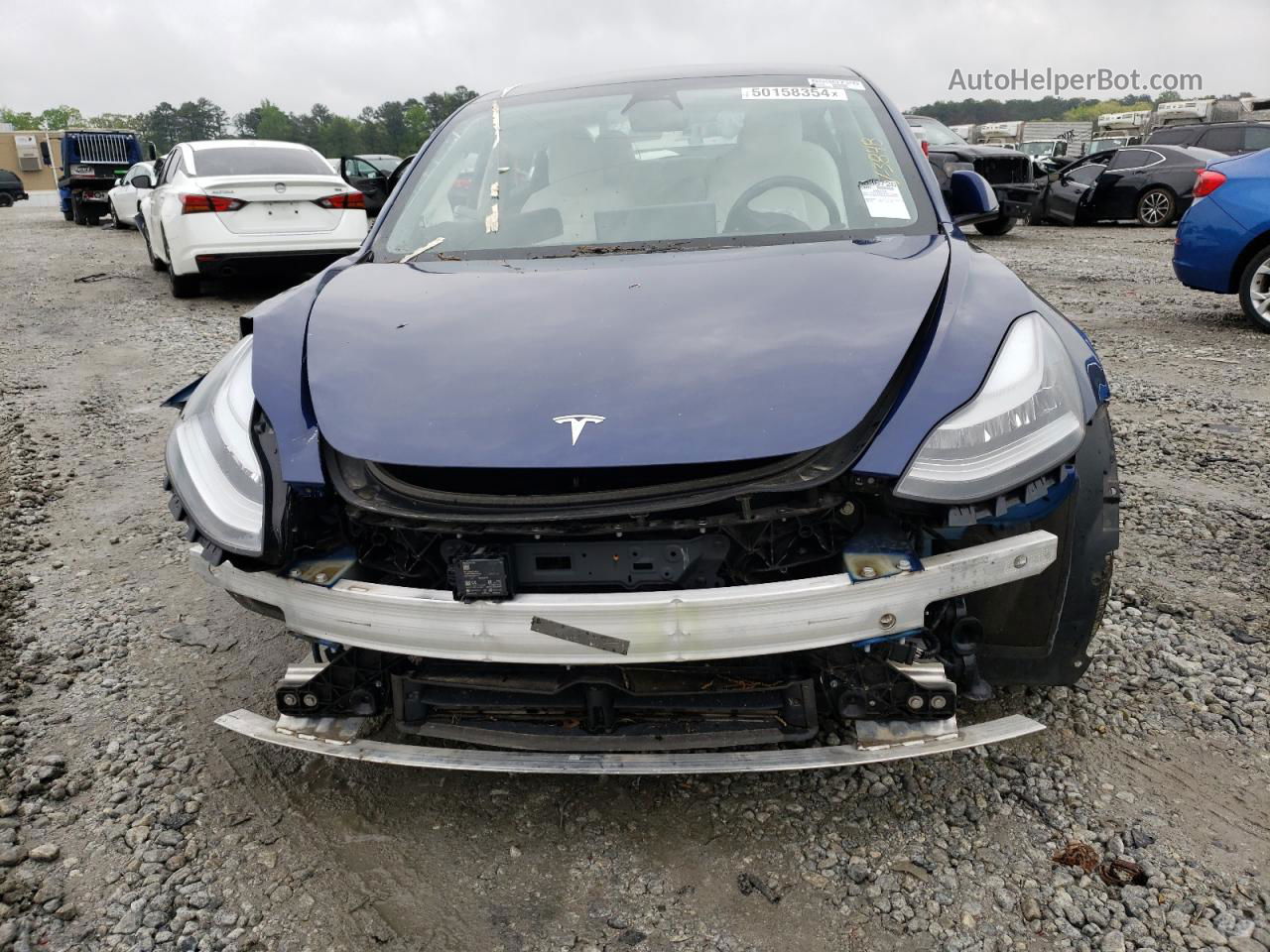 2021 Tesla Model 3  Blue vin: 5YJ3E1EA9MF853848