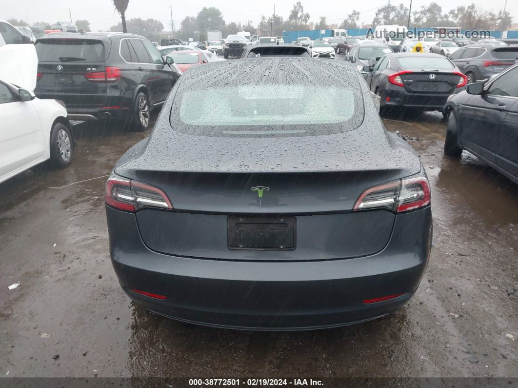 2021 Tesla Model 3 Standard Range Plus Rear-wheel Drive Gray vin: 5YJ3E1EA9MF875297