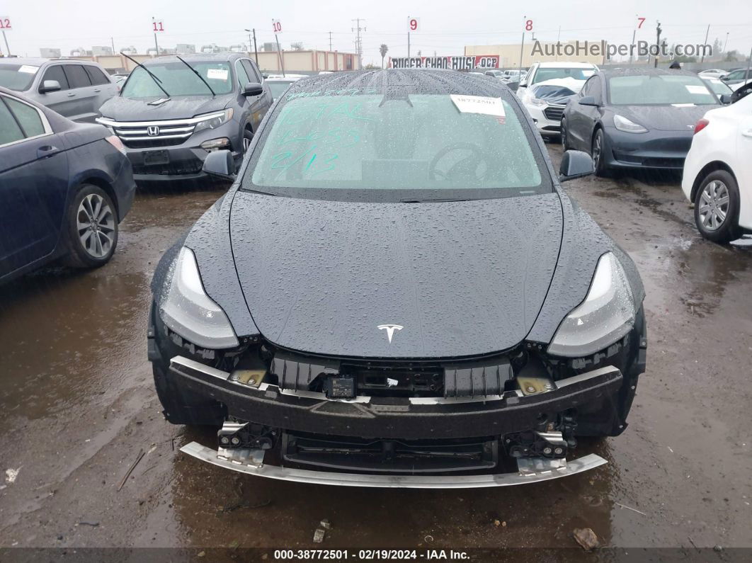 2021 Tesla Model 3 Standard Range Plus Rear-wheel Drive Gray vin: 5YJ3E1EA9MF875297