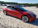 2021 Tesla Model 3  Red vin: 5YJ3E1EA9MF878507