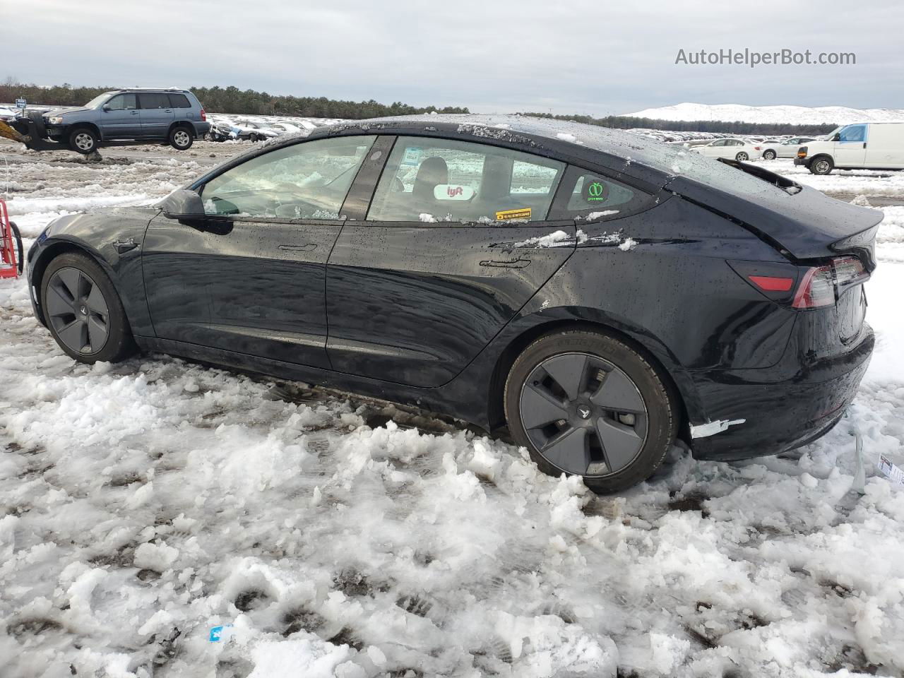 2021 Tesla Model 3  Черный vin: 5YJ3E1EA9MF915104