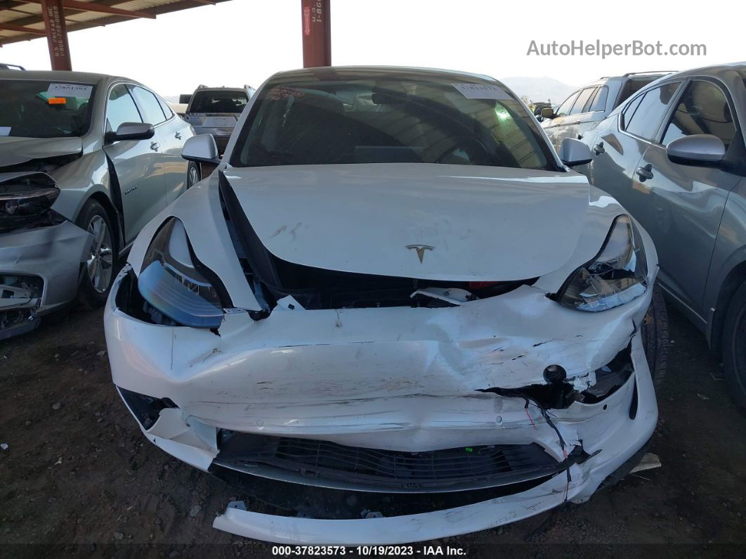 2021 Tesla Model 3 Standard Range Plus Rear-wheel Drive White vin: 5YJ3E1EA9MF921968