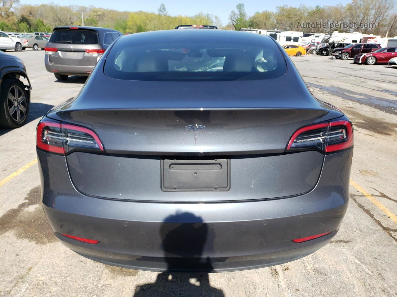 2021 Tesla Model 3  Gray vin: 5YJ3E1EA9MF922439