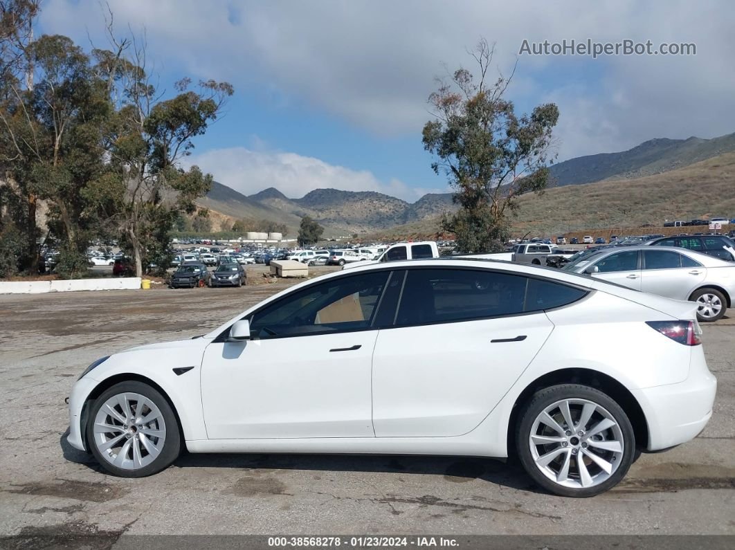 2021 Tesla Model 3 Standard Range Plus Rear-wheel Drive Белый vin: 5YJ3E1EA9MF991552