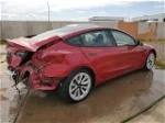 2022 Tesla Model 3  Red vin: 5YJ3E1EA9NF187298