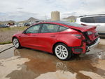 2022 Tesla Model 3  Red vin: 5YJ3E1EA9NF187298