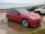 2022 Tesla Model 3  Red vin: 5YJ3E1EA9NF187298