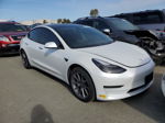 2022 Tesla Model 3  White vin: 5YJ3E1EA9NF238766