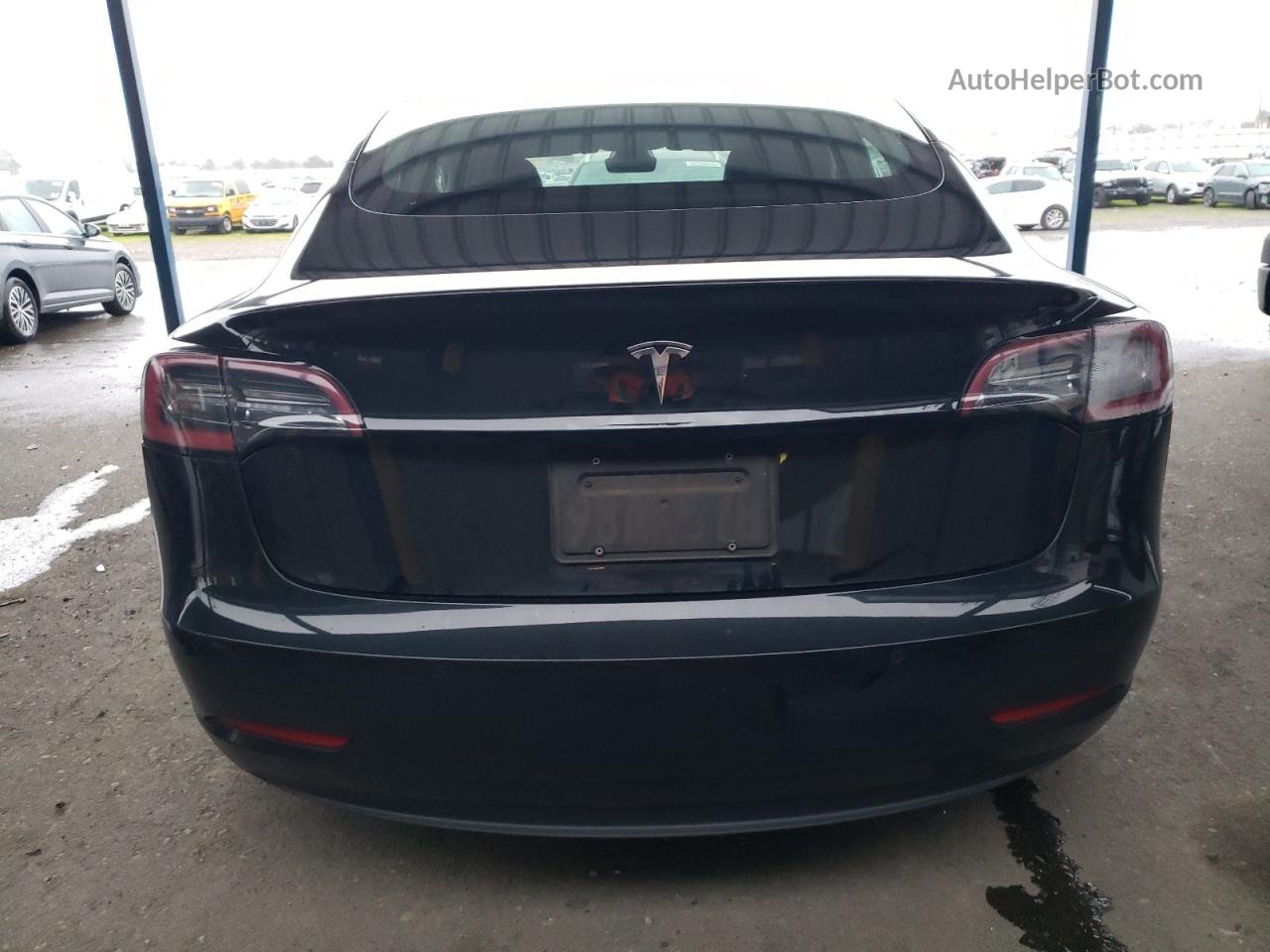 2022 Tesla Model 3  Черный vin: 5YJ3E1EA9NF304202