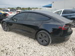 2022 Tesla Model 3  Black vin: 5YJ3E1EA9NF313062