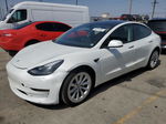 2022 Tesla Model 3  White vin: 5YJ3E1EA9NF360642